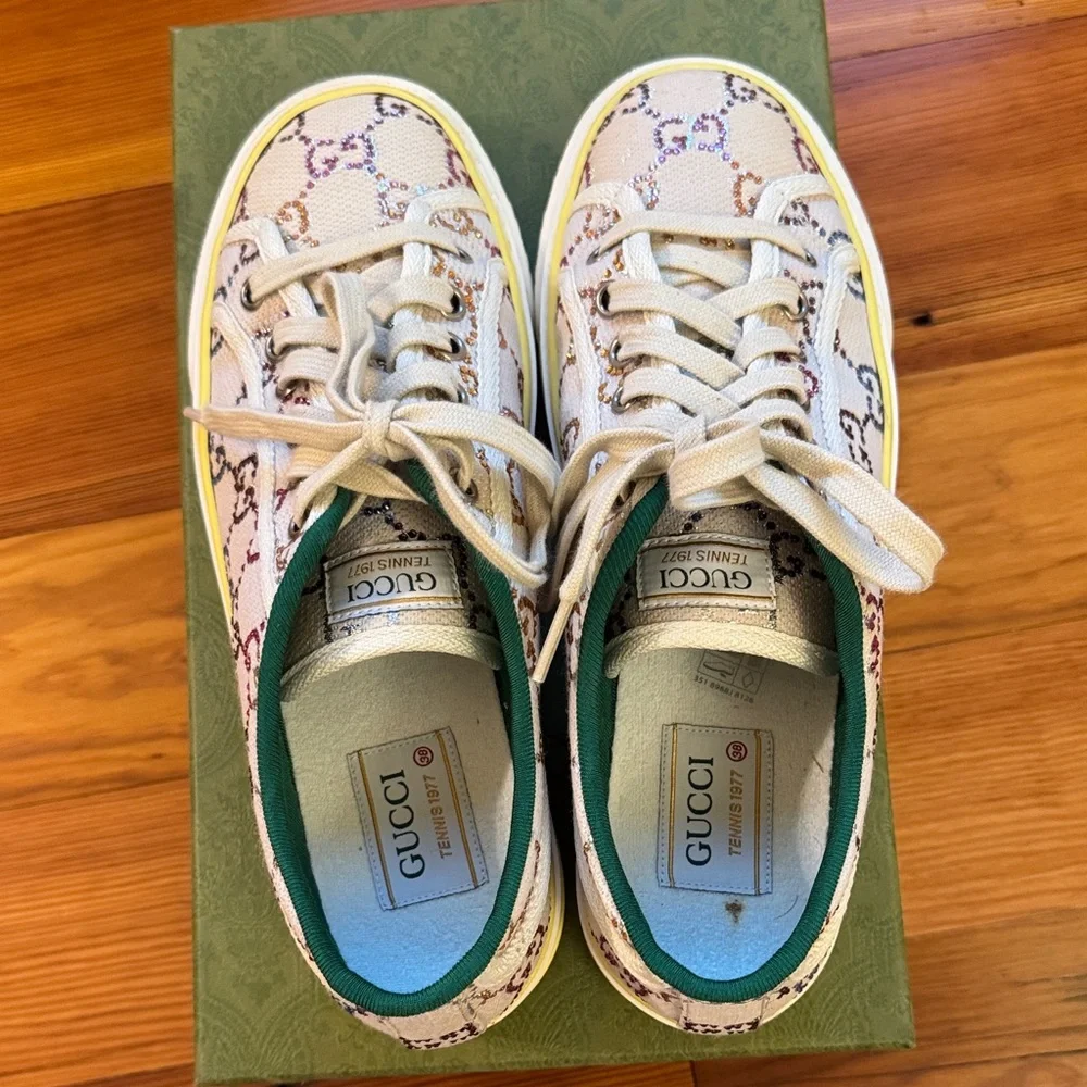 Gucci 1977 Crystal Embellished Sneaker - Picture 5 of 6